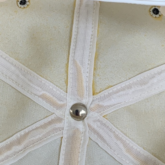 Vintage Pickering Snapback Hat Mens Adjustable White Green Patch Swingster USA - Picture 15 of 16